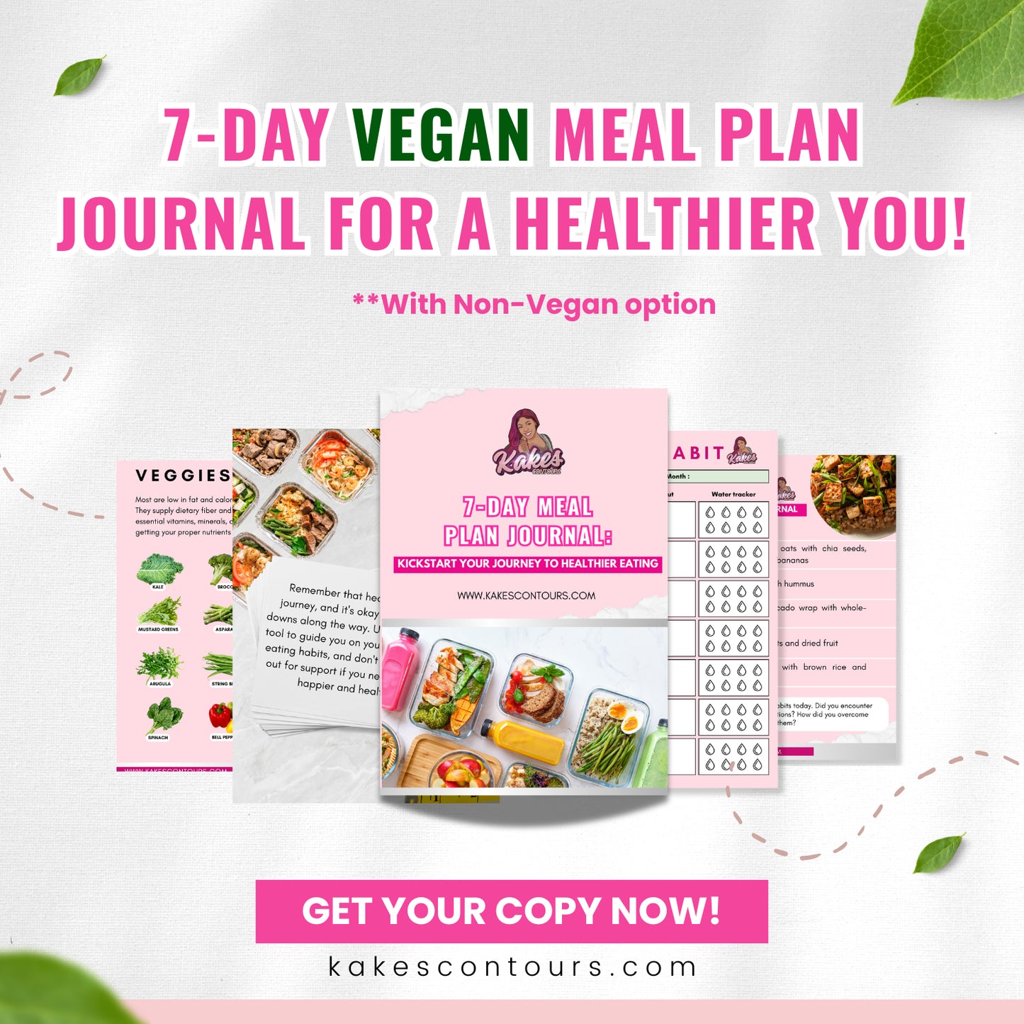 7-Day Vegan Meal Plan Journal