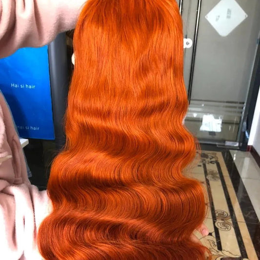 Carrot Cake 13×4 HD Full Frontal Wig Hair 180% Density