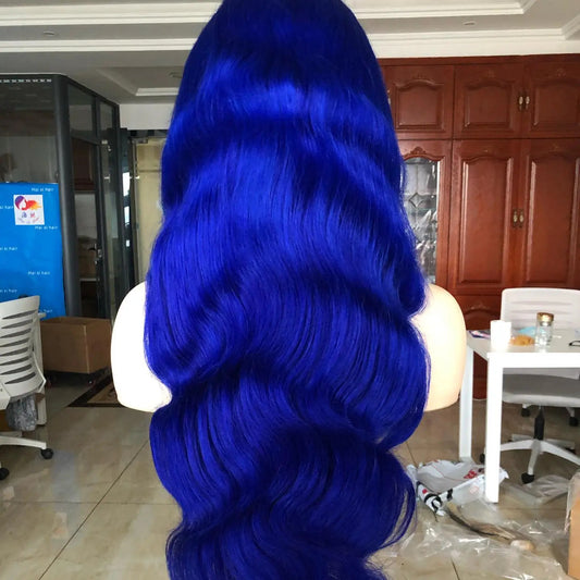 Blueberry Cake 13×4 HD Full Frontal Wig Hair 180% Density