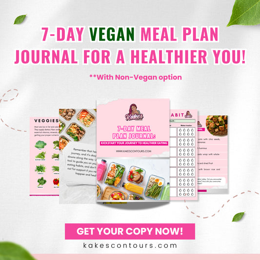 7-Day Vegan Meal Plan Journal
